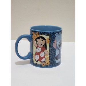 Silver Buffalo Disney Lilo & Stitch Tropical Panel Trio Ceramic Coffee Mug 20 oz